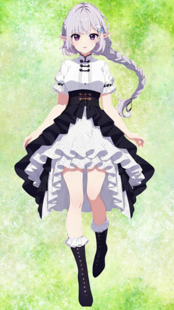 【背景透過立ち絵】エルフの女の子
