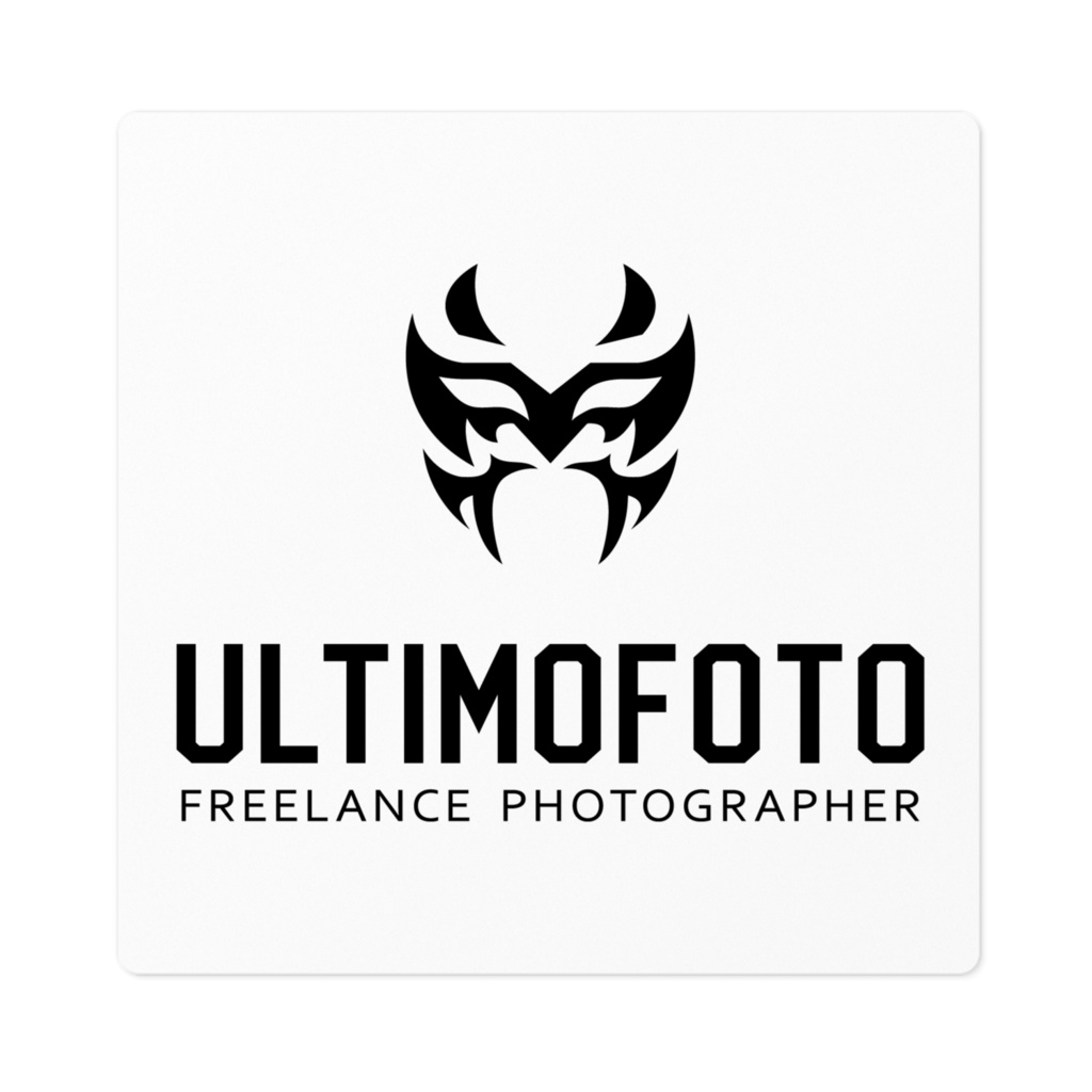 プロレスマスクデザインultimofotoロゴステッカー Ultimofoto Store Booth