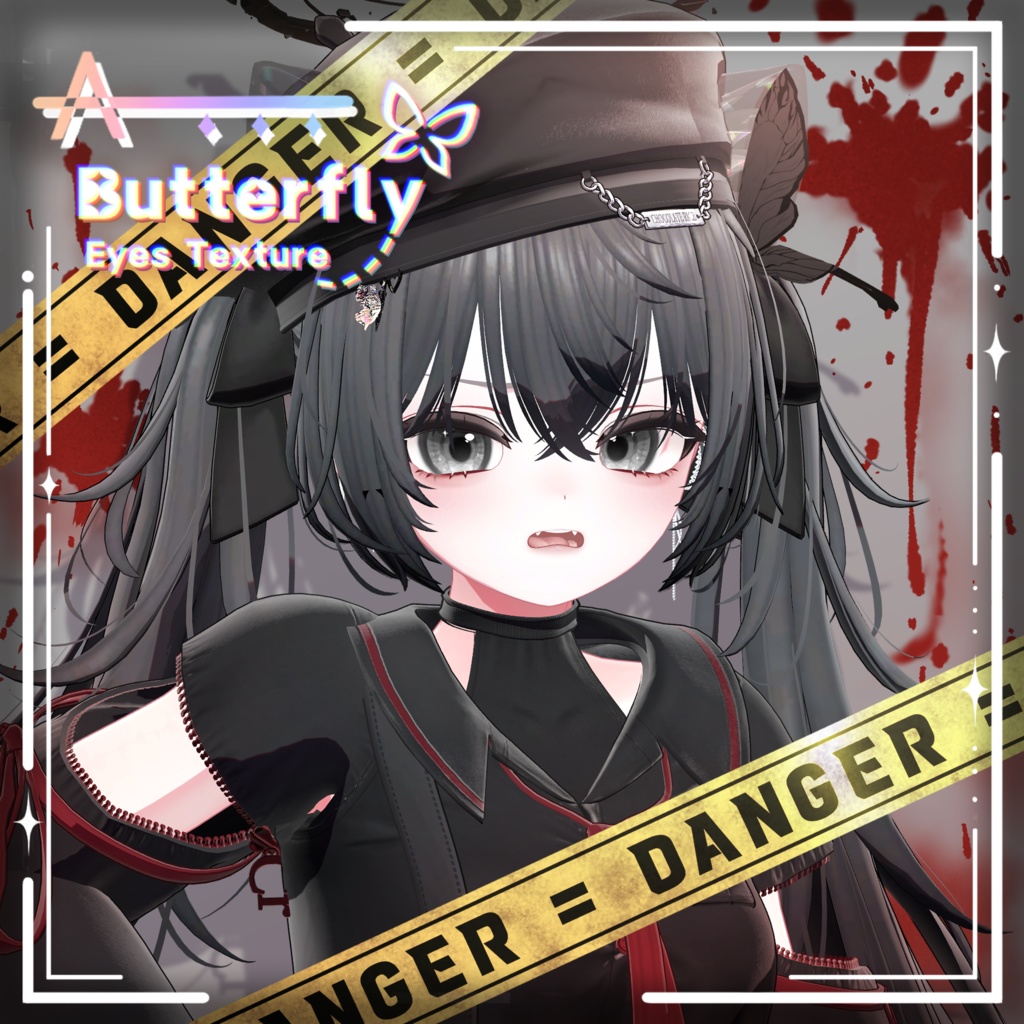 【8アバター対応】 Butterfly Eyes_ Texture 🦋
