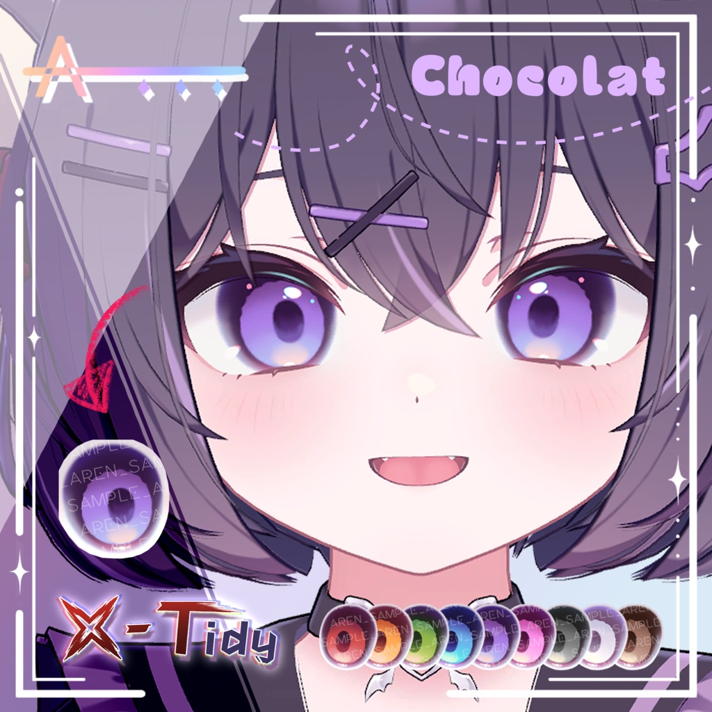 【9アバター対応】 【X-Tidy】 _Body&Makeup&eye_Texture