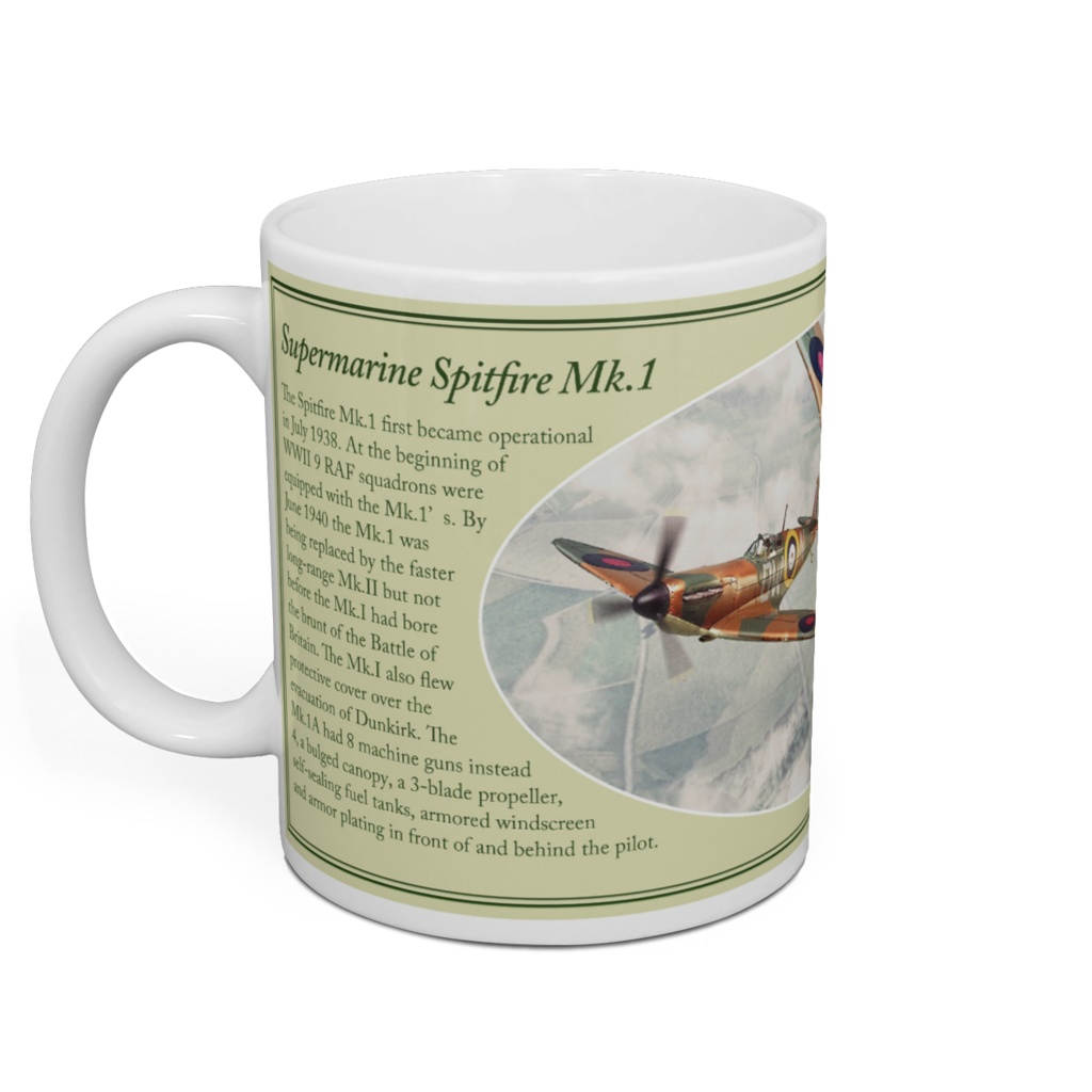 大戦機の英国軍機<スピットファイアー>