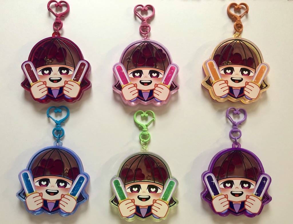 シャカシャカヲタクアクリルキーホルダー