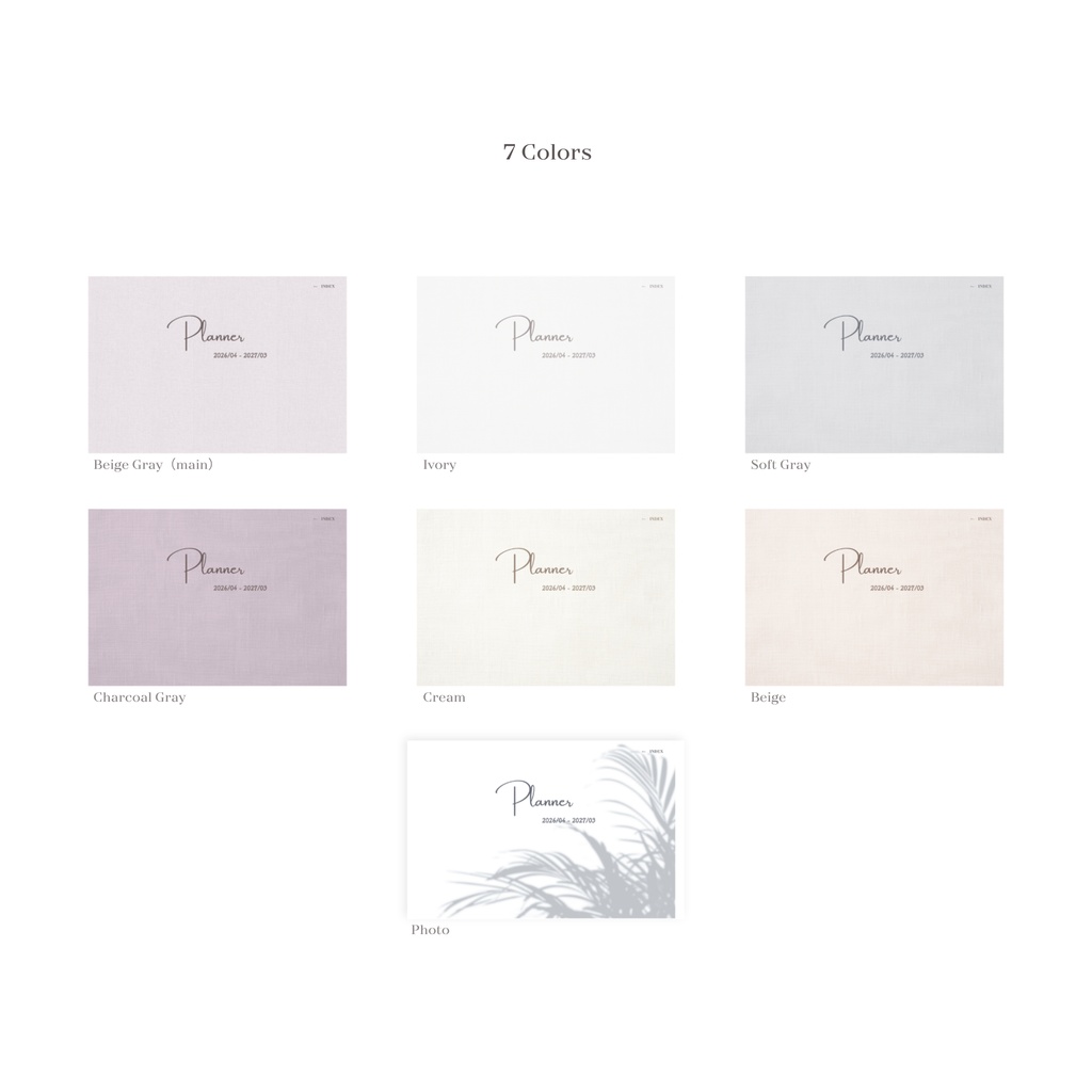 デジタルプランナー|2026年4月始まり|くすみカラー×シンプル設計(Digital Planner – April 2026 Start)