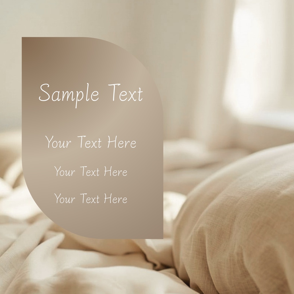 【画像テンプレ】 Beige Collection – Soft Living|Canvaデザイン素材(10枚セット)