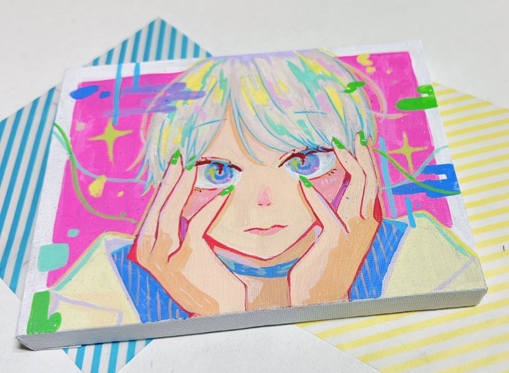 【創作キャラ】梓 キャンバス