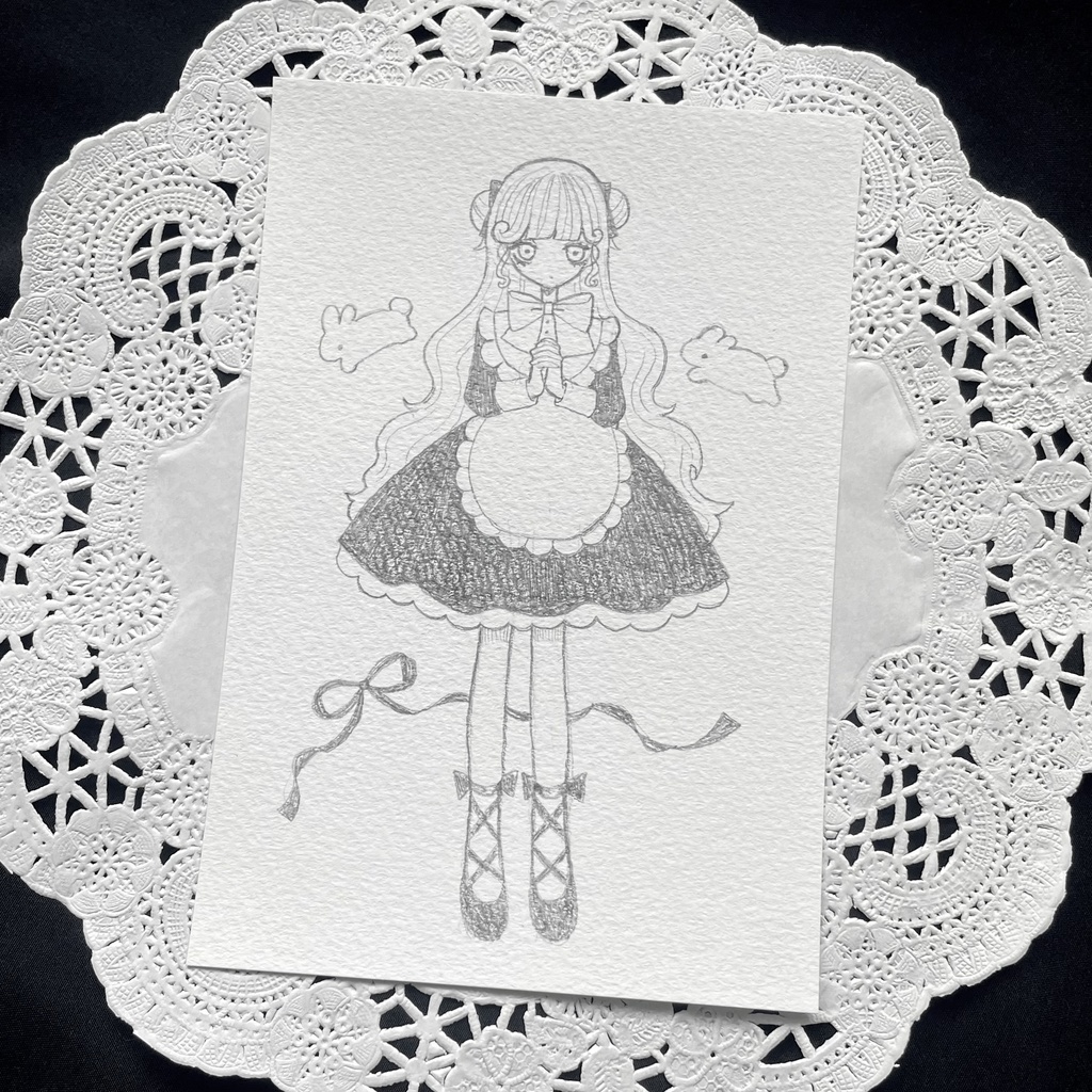 drawing 「くまうさぎ」