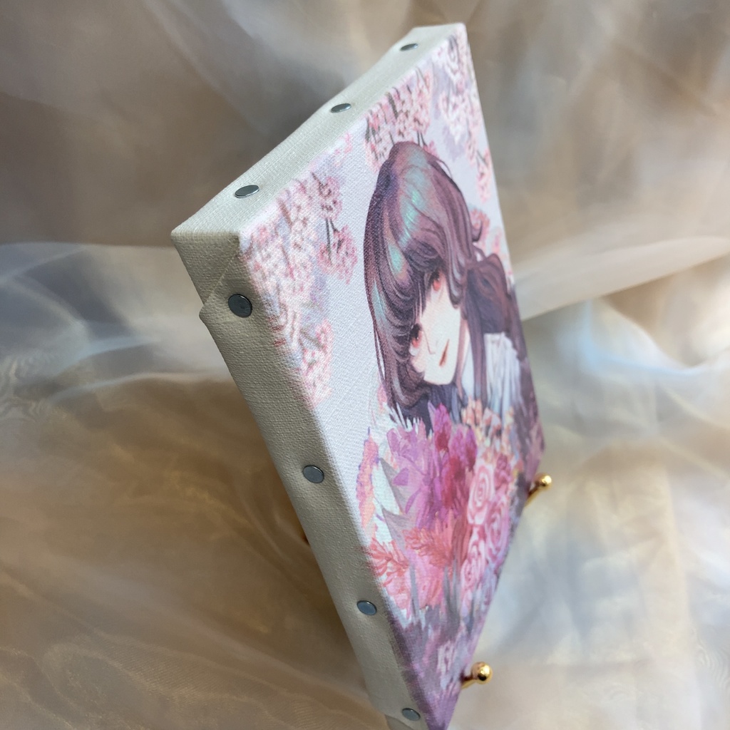 『pink flower』キャンバスアート (F0サイズ)