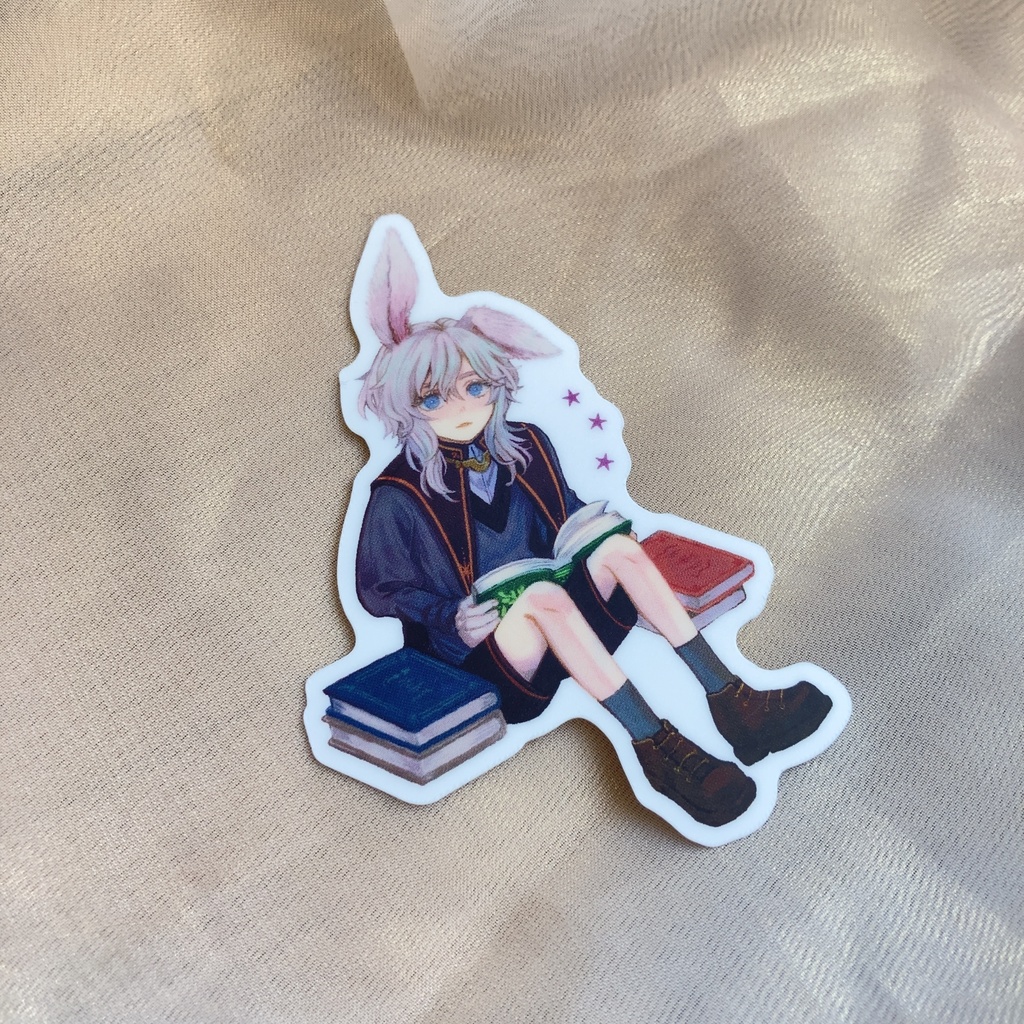 マットステッカー(白下地)