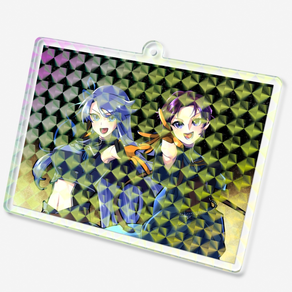 歌みたコラボ【鋼】ホログラムキーホルダー