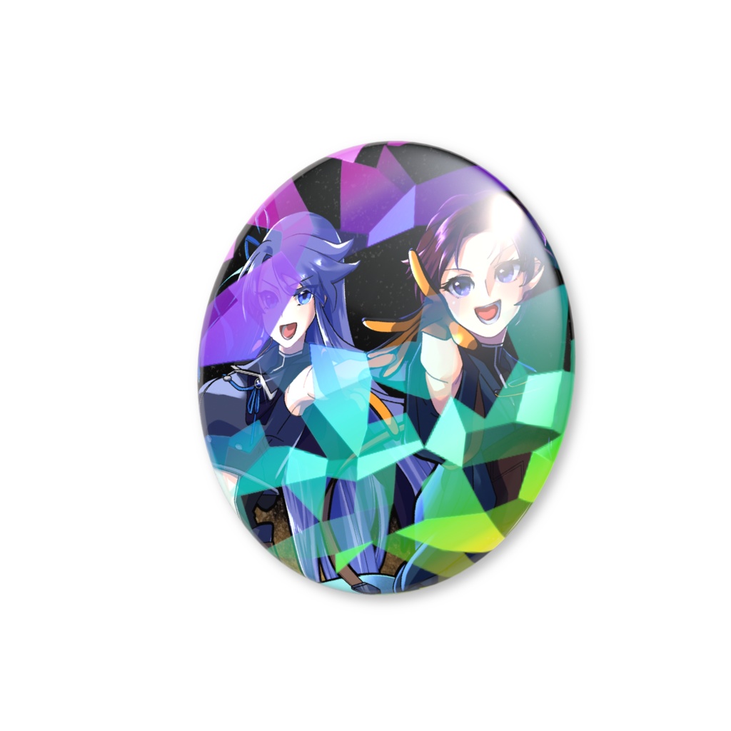 歌みたコラボ【鋼】ホログラム缶バッチ