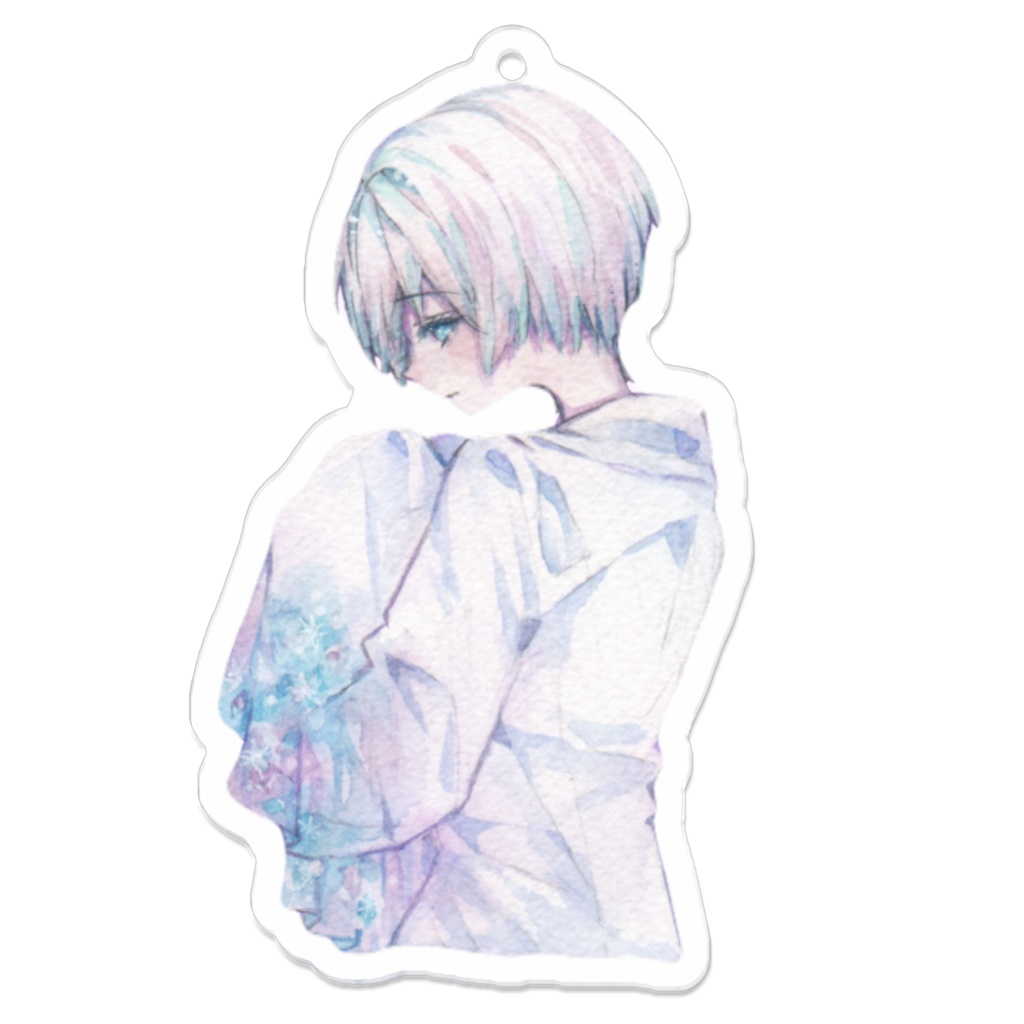 てるてるぼうずは催花雨と【？？？アクリルキーホルダー】