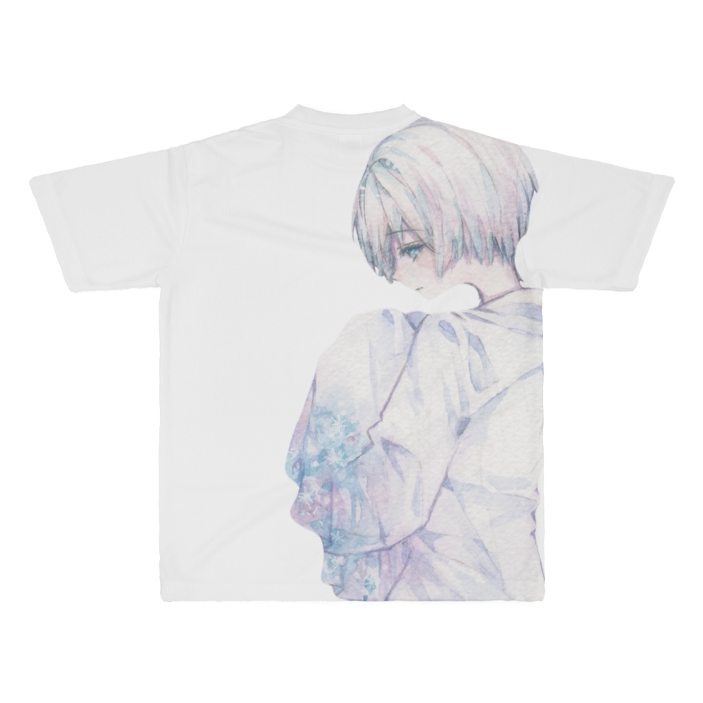 てるてるぼうずは催花雨と【両面Tシャツ】