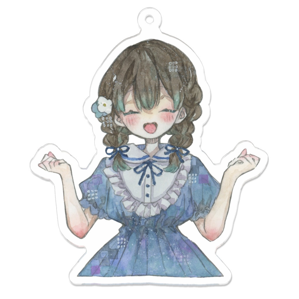 こぼれた世界の憧憬は【エルシーアクリルキーホルダー】