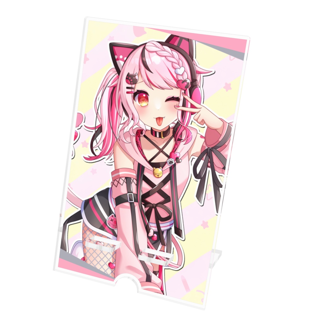 アクリルスマホスタンド