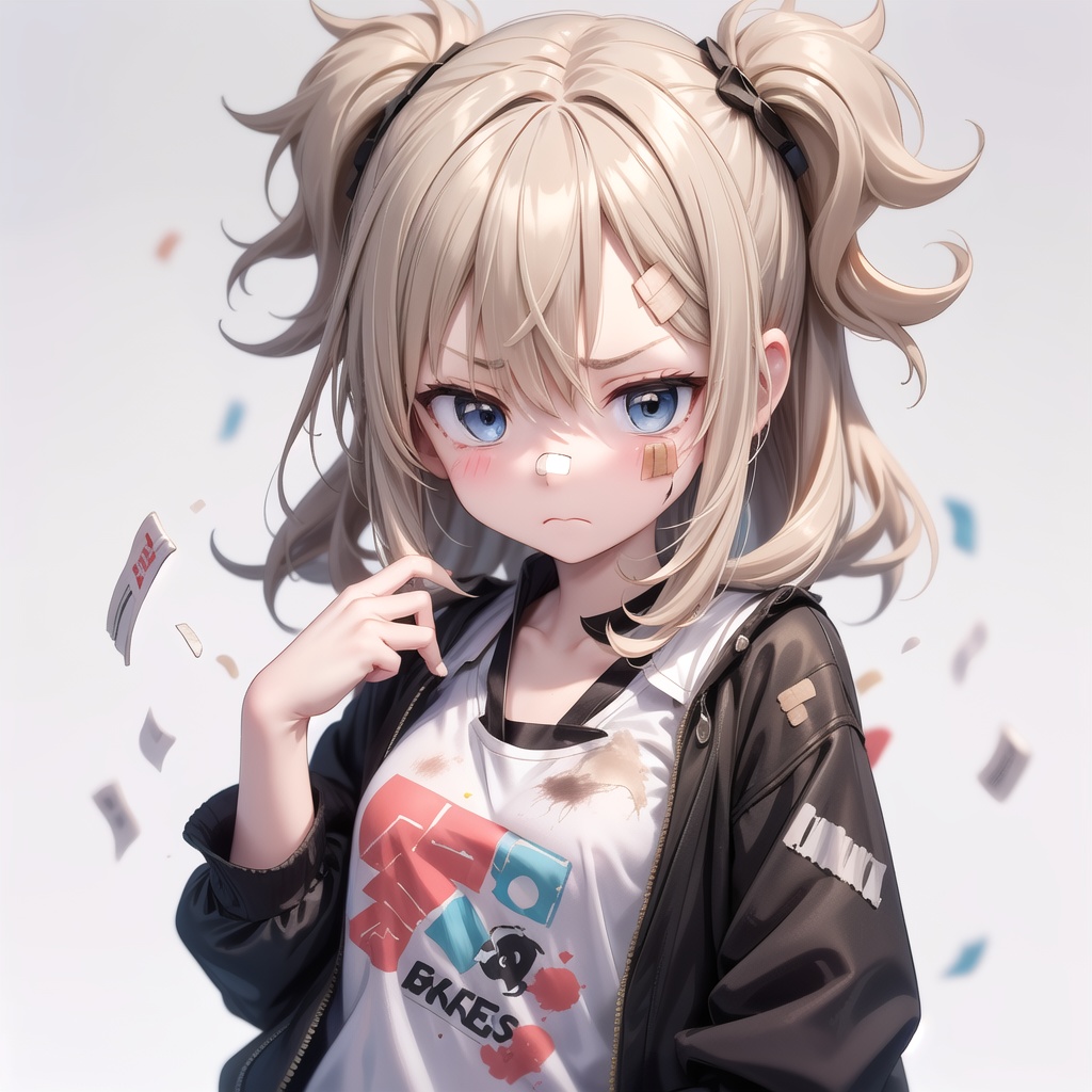 スマホステッカー 負けないもん少女2