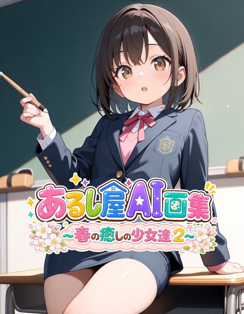 あるし屋AI画集〜春の癒しの少女達２〜