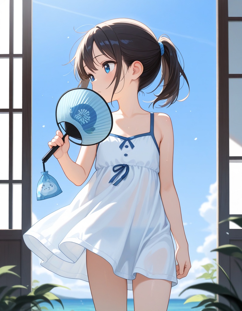 あるし屋AI画集~夏の癒しの少女達1~