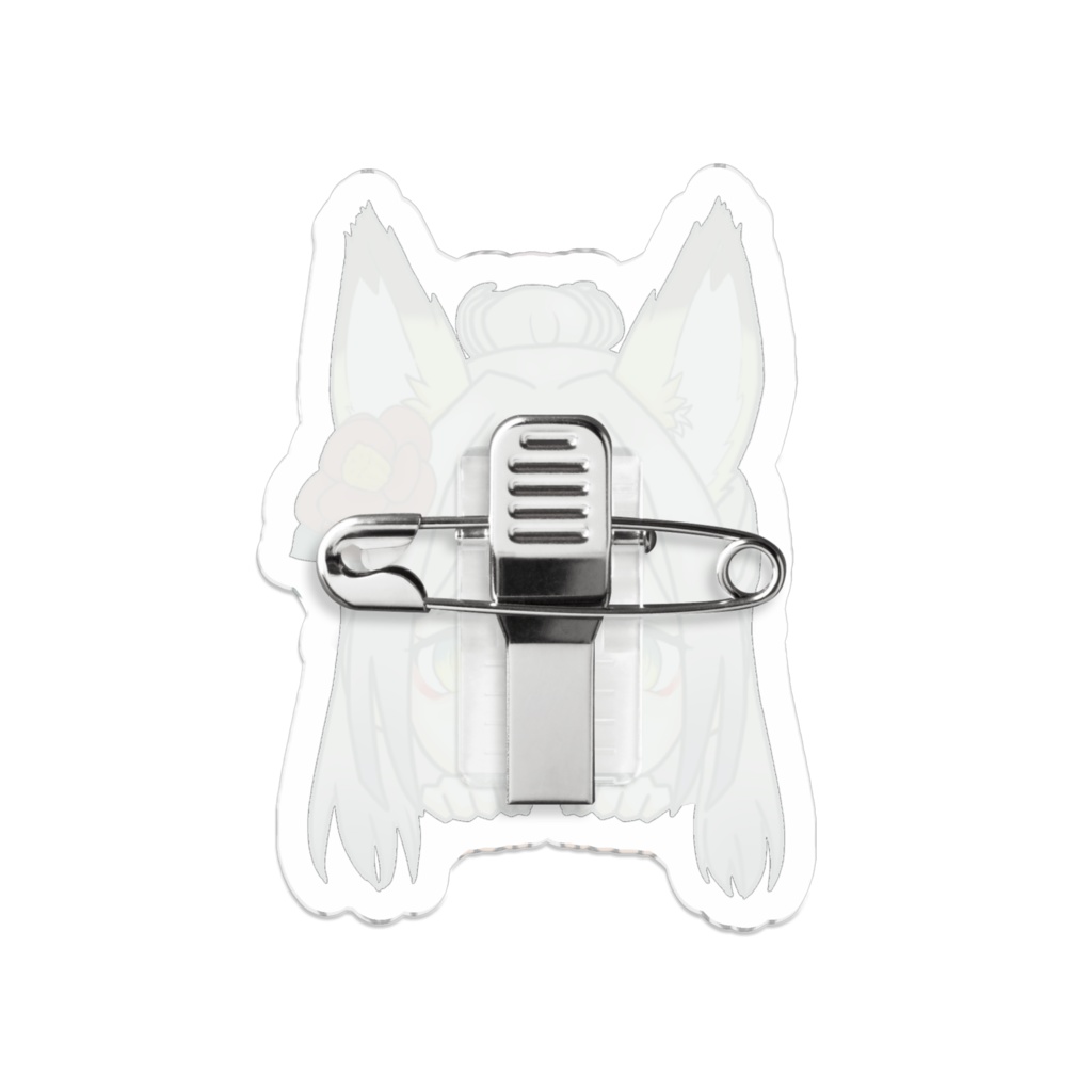 アクリルバッジ -柚樹もか 狐ver,-