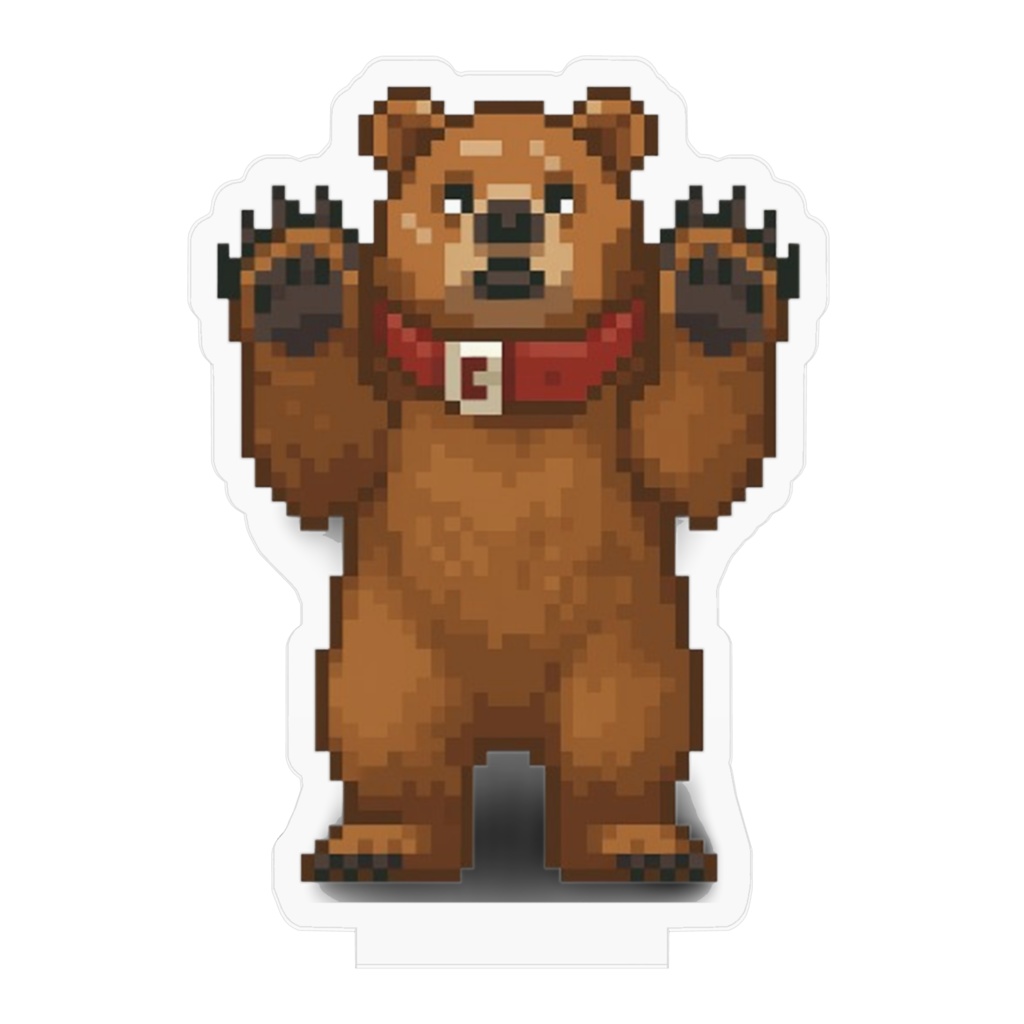 さくしゃくまアクリルフィギュア