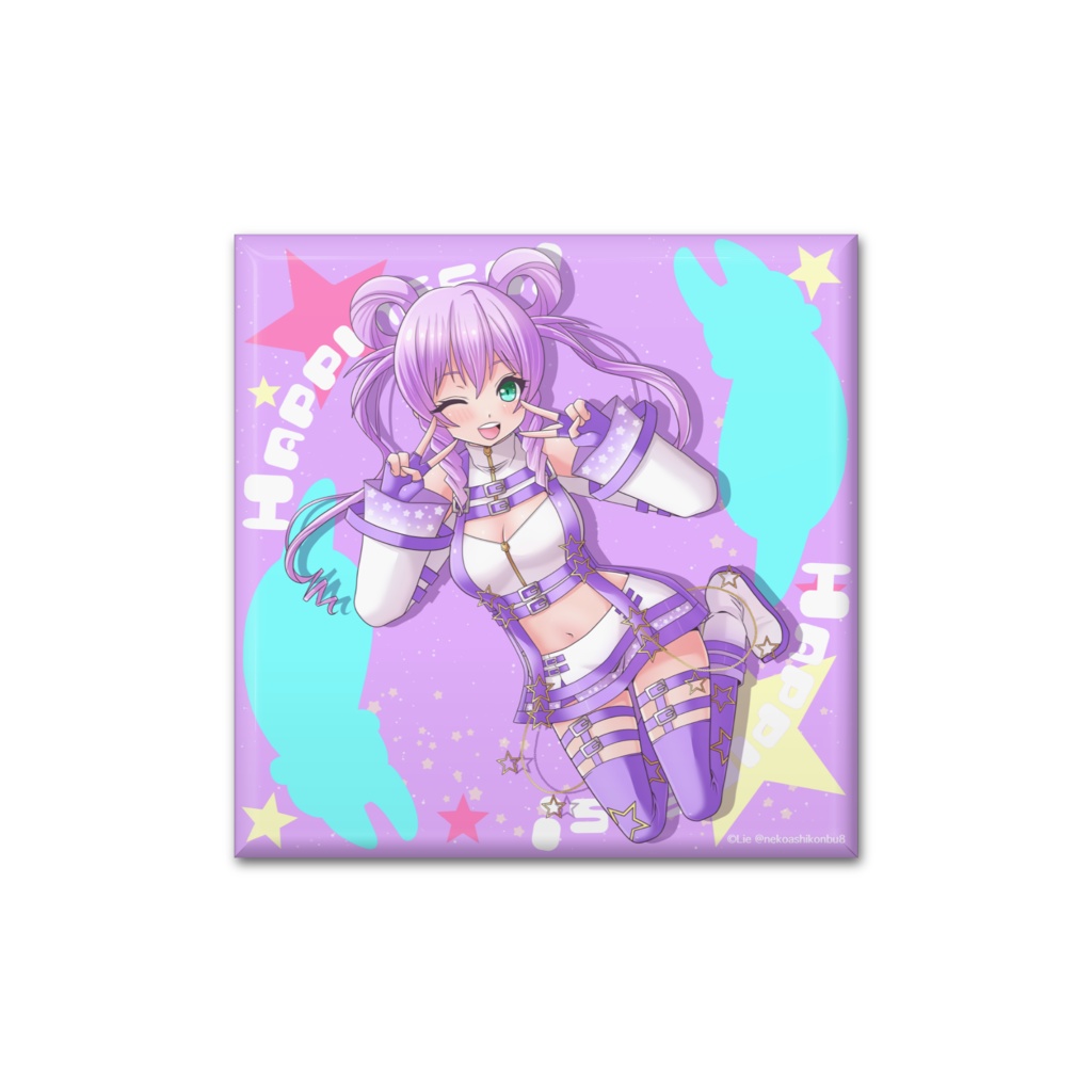 Lieちゃんの超銀河系缶バッジ