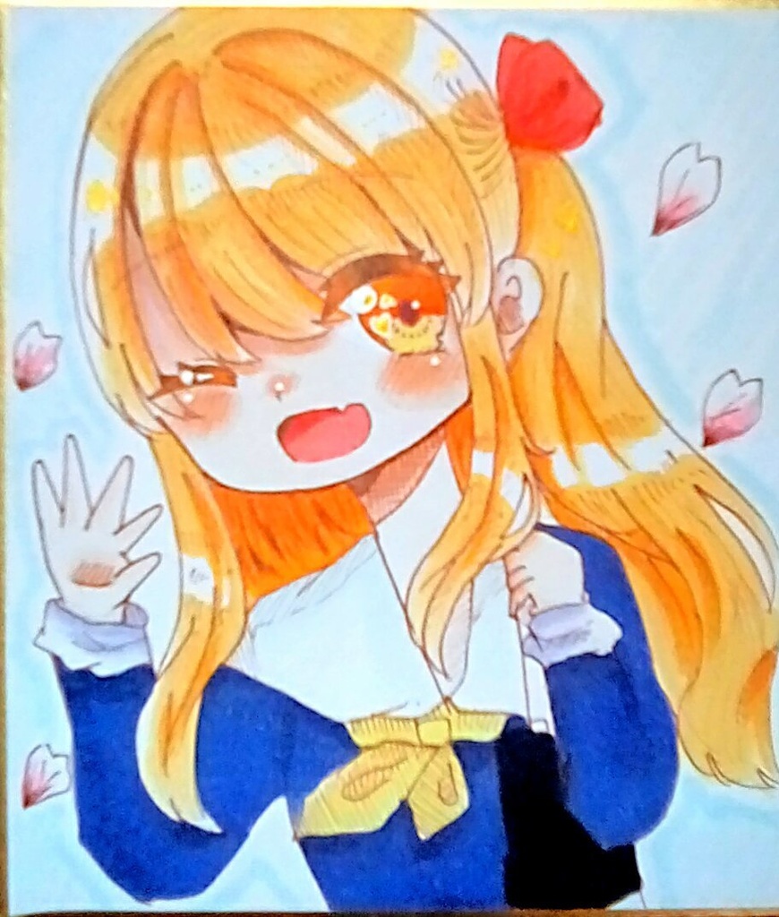 制服フランちゃんミニ色紙