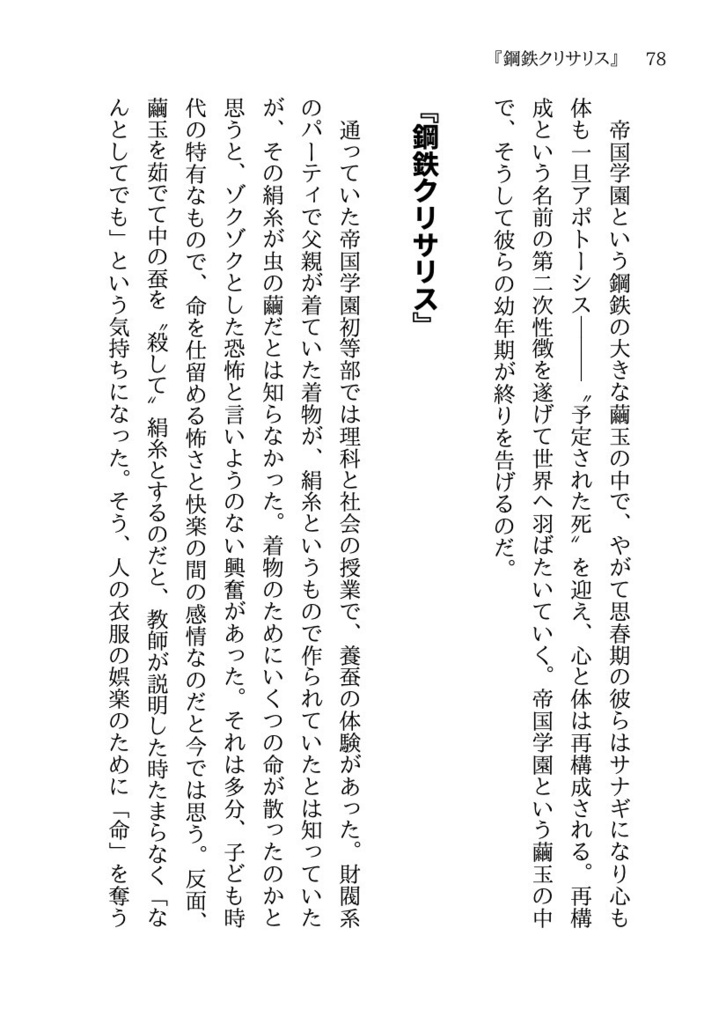 📙2024特典📙 💎『結晶機関』小説同人誌 (文庫サイズの愛蔵版)