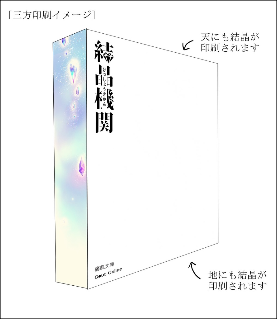 📙2024特典📙 💎『結晶機関』小説同人誌 (文庫サイズの愛蔵版)
