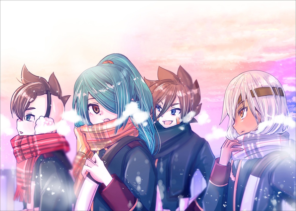 ❄️A4サイズ『きみの言葉ひとつで』高精細印刷アートイラスト