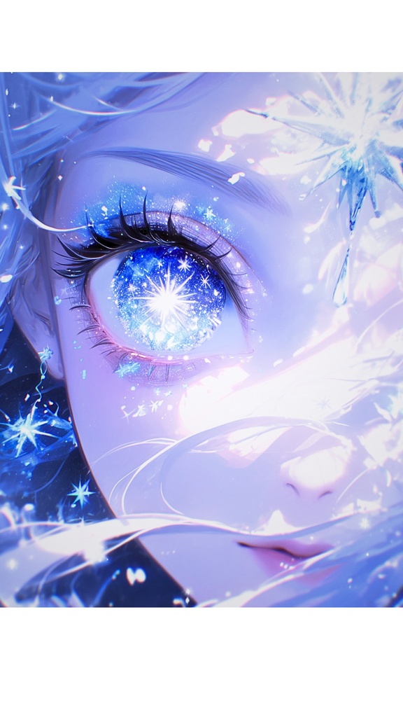 神秘的な少女の瞳