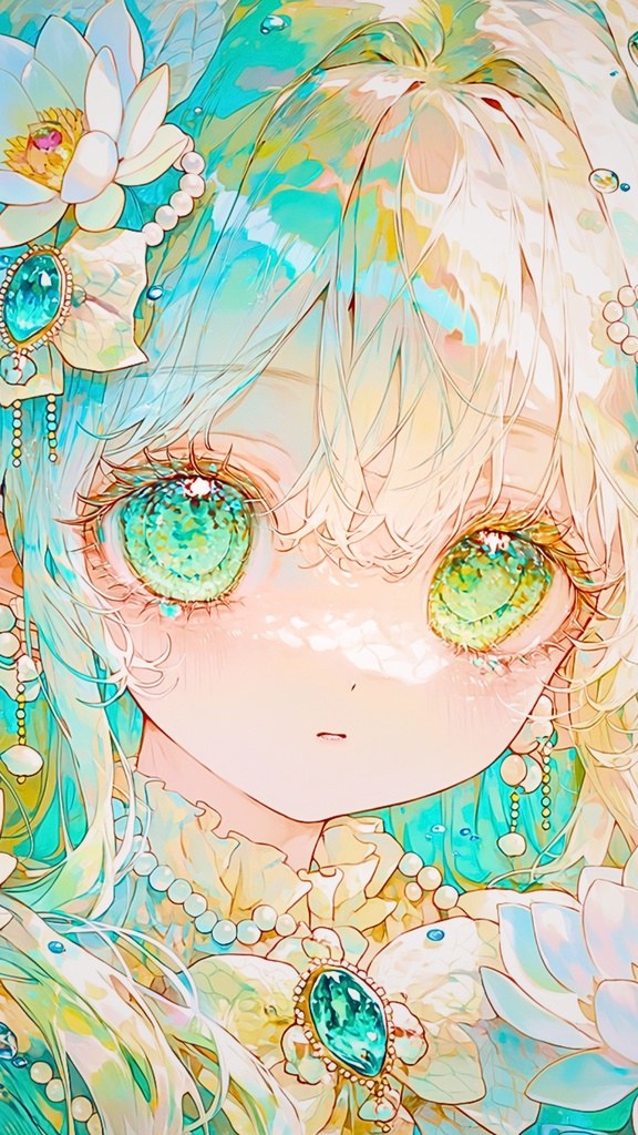 【高解像度】魚座の女の子
