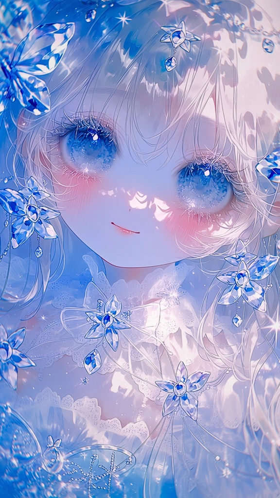 真っ直ぐ見つめる女の子⑤