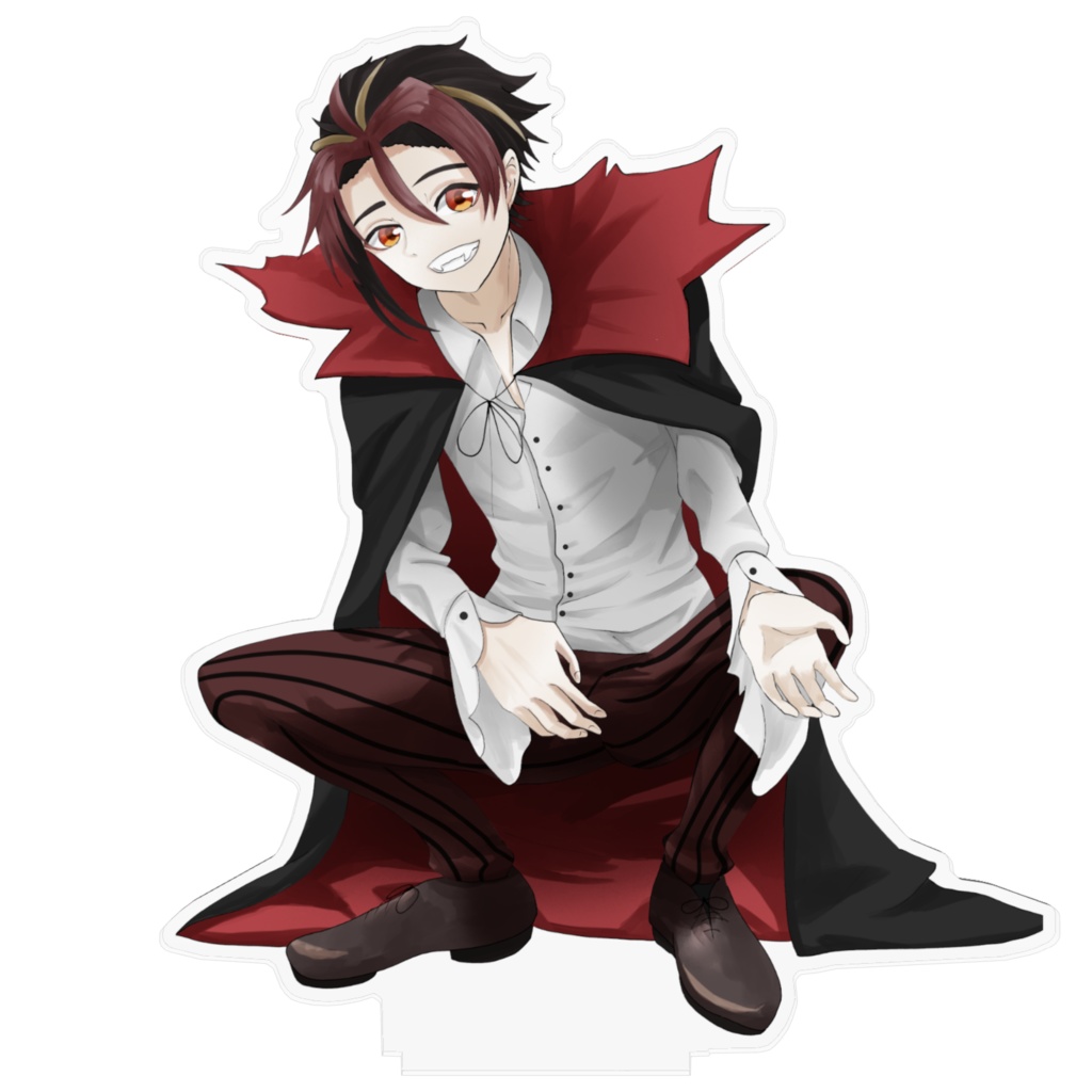 吸血鬼……?な摩絳ゆうひアクリルフィギュア