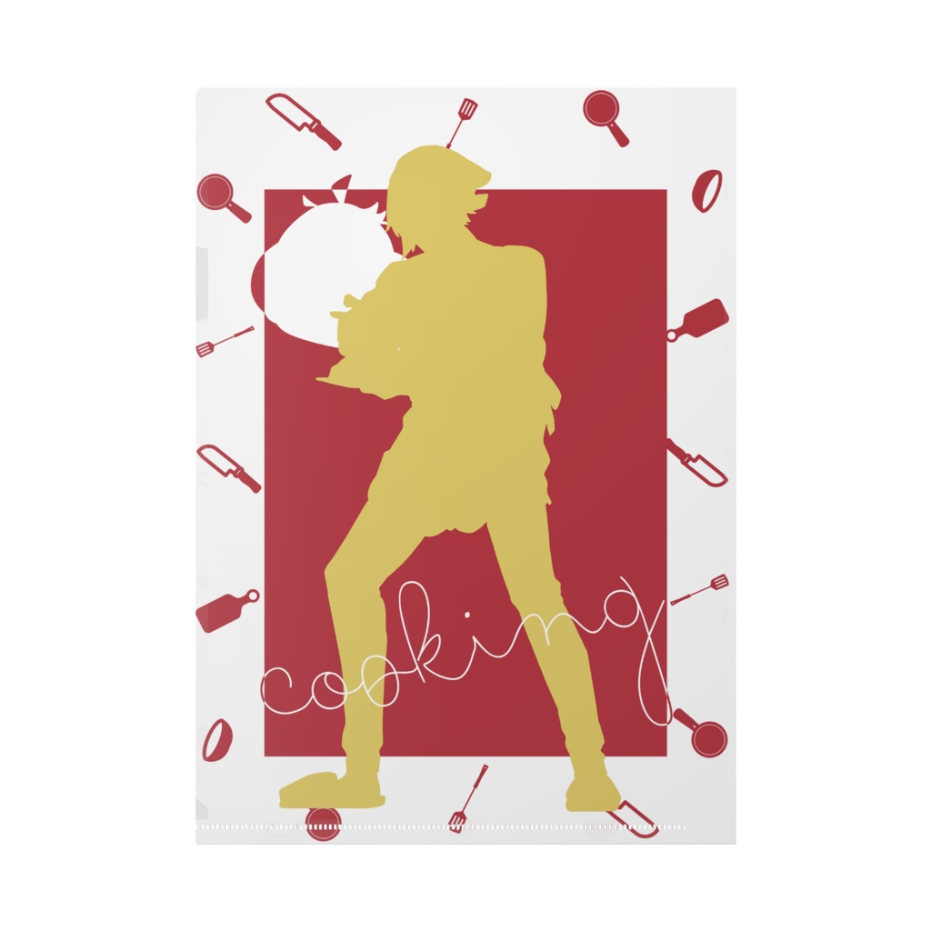 【二周年記念グッズ】ちょっとまって!!あとちょっとで完成!!!!!! クリアファイルVer