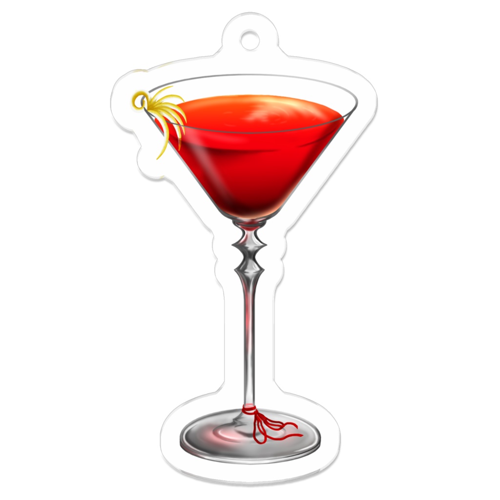 オリジナルカクテル“夕照”アクリルキーホルダー