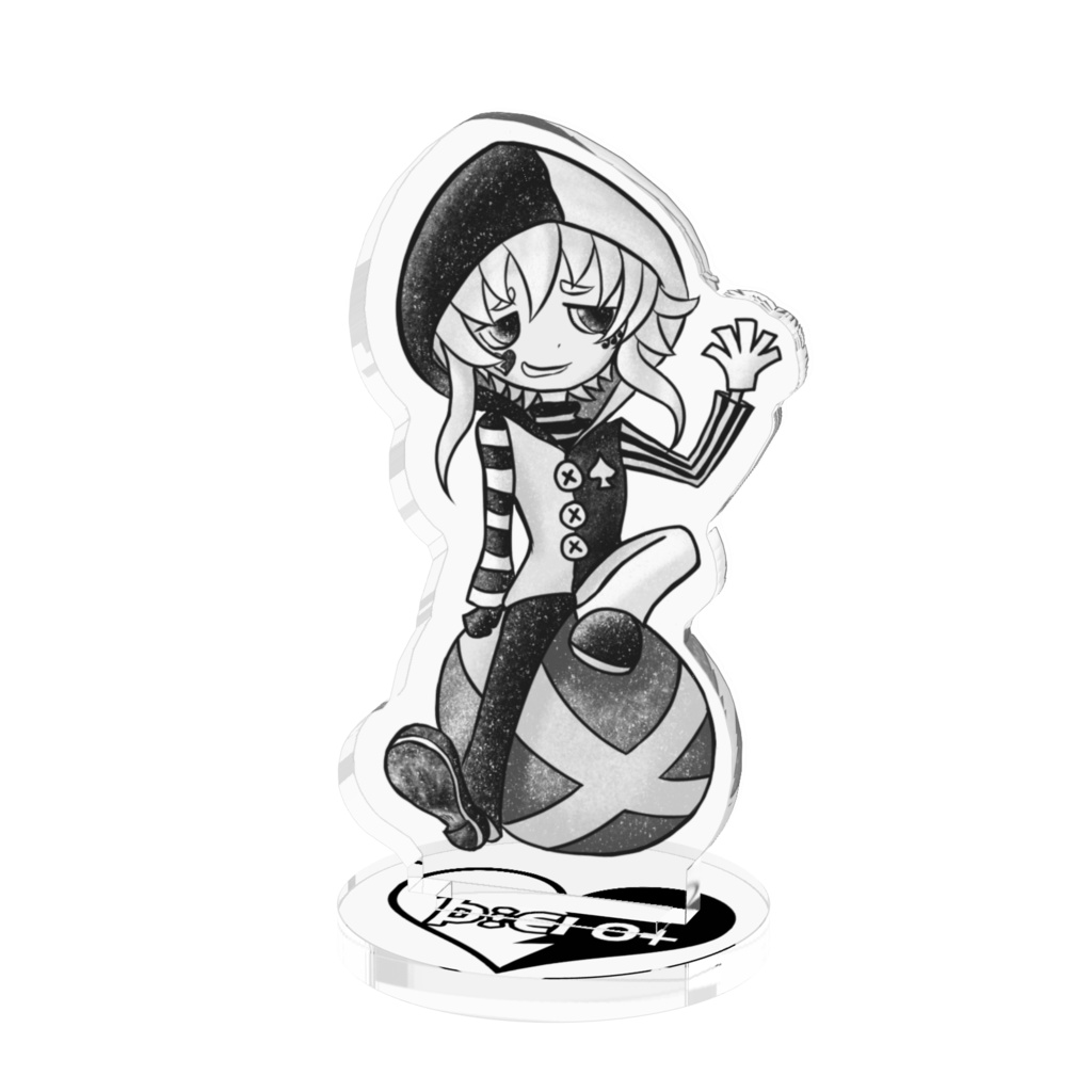 玉乗りピエロ★アクリルフィギュア