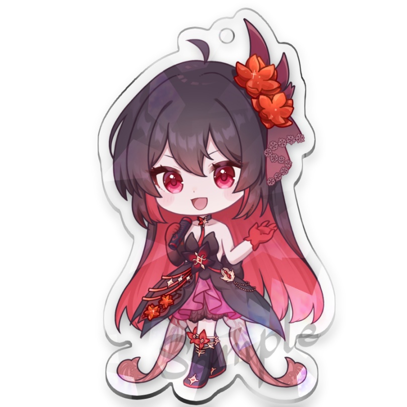 アクリルキーホルダー ✦ ゼーレ･フェレライ(黒ゼーレ)