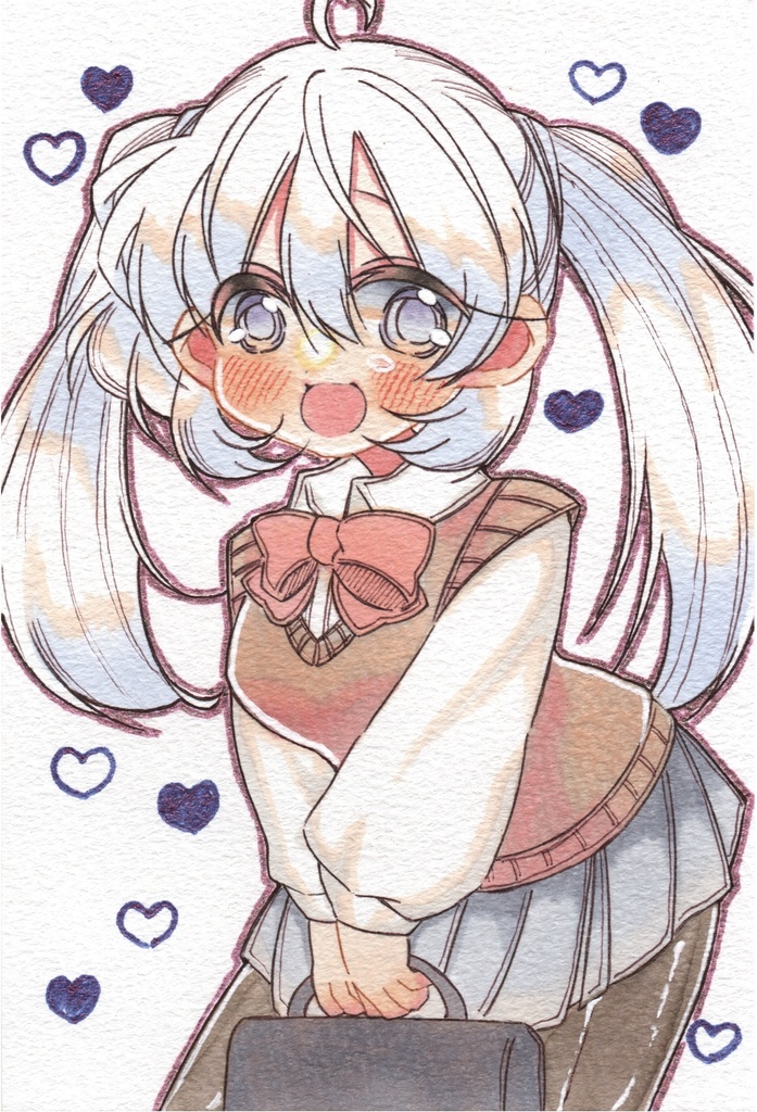 【ポスカサイズ原画】杏子　制服ver