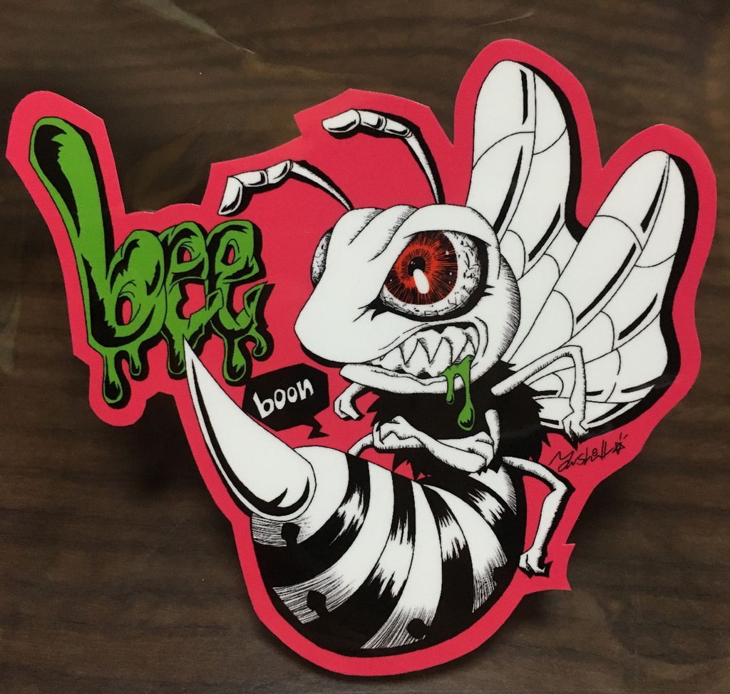 beeステッカー