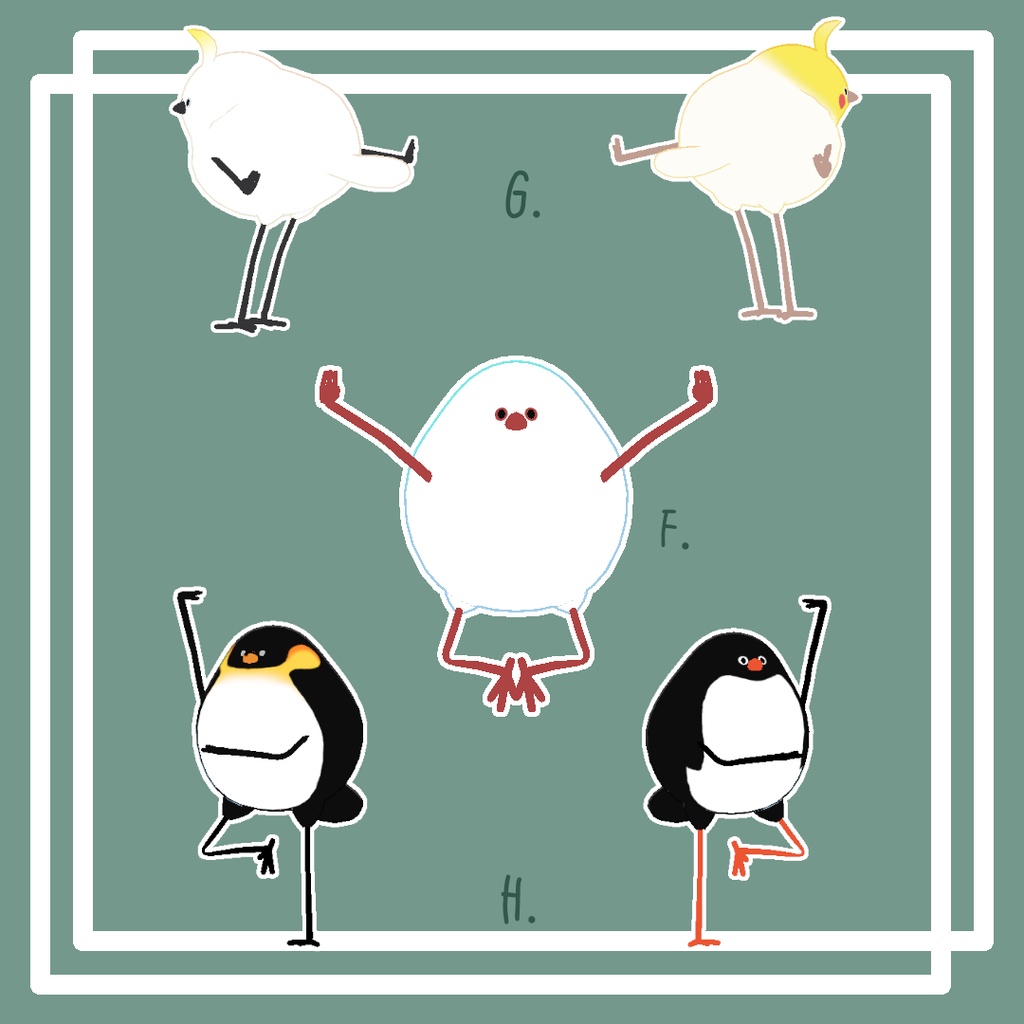 【Bird/鳥対応】特戦隊PoseF-J