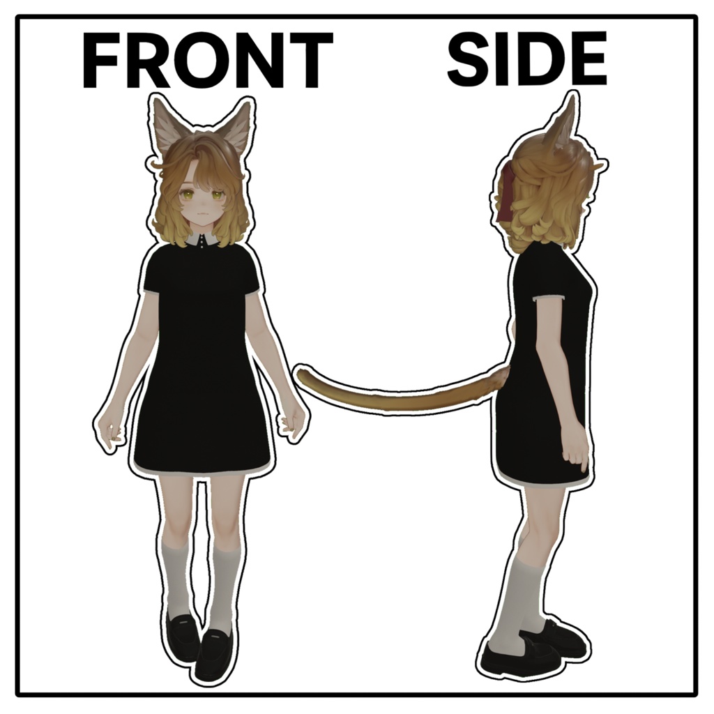 【FREE/セット衣装】PlainFit【マリシア対応】