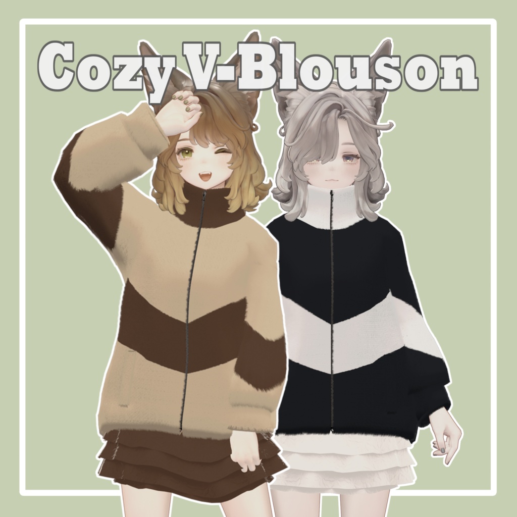 Cozy V-Blouson【マリシア対応】