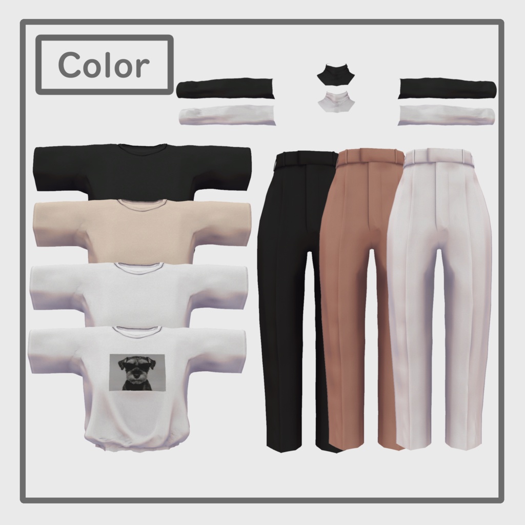 【FREE/セット衣装】Cityline Layered Set【マリシア対応】