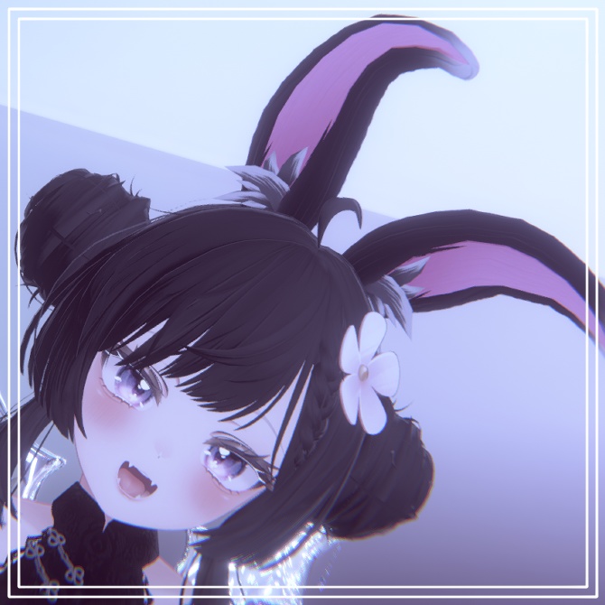 VRChat想定【PB対応】うさ耳セット