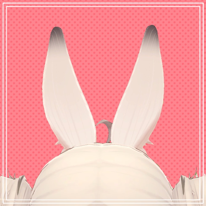 VRChat想定【PB対応】うさ耳セット