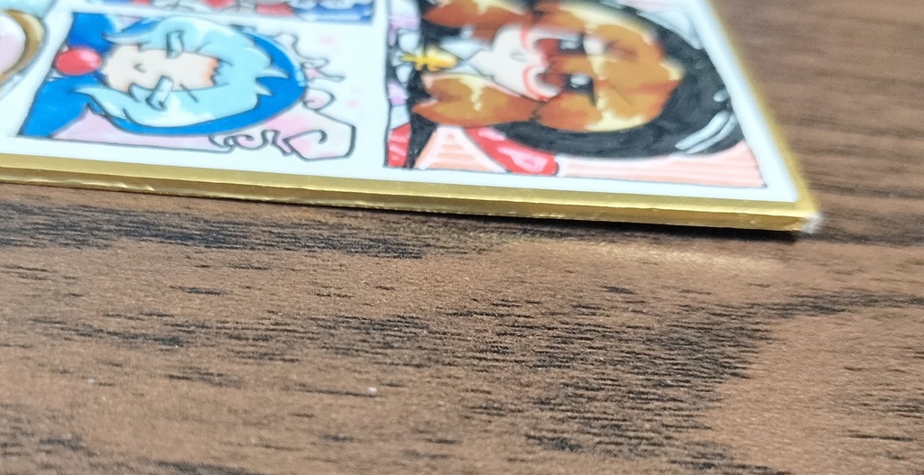 東方深秘録小色紙(歪曲あり)