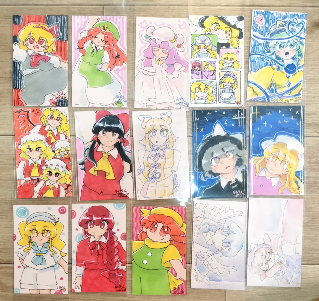 手描きイラストカード