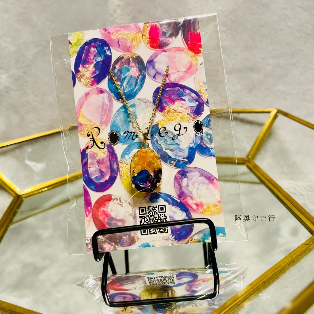 250316刀剣宝石ネックレス