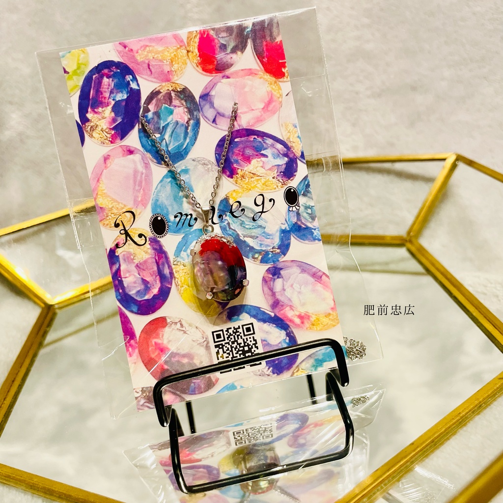 250316刀剣宝石ネックレス