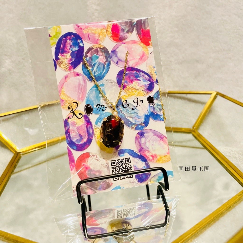 250316刀剣宝石ネックレス