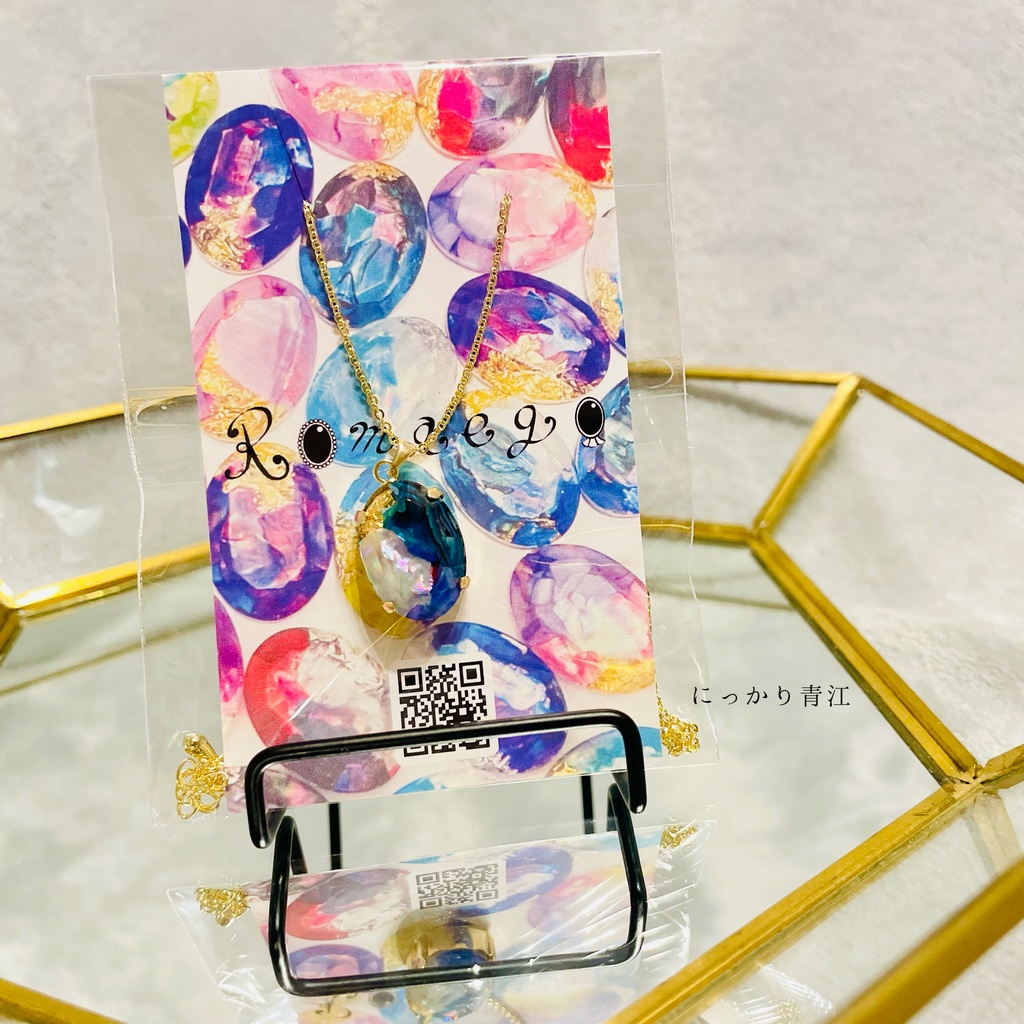 250316刀剣宝石ネックレス